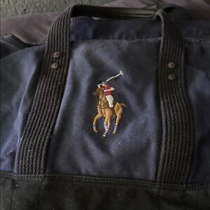 Polo Ralph Lauren Navy Tote Bag